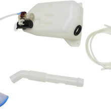 Windshield Washer Tank Assy compatible with Rsx 05-06 W/Dual Pump Inlet and Cap