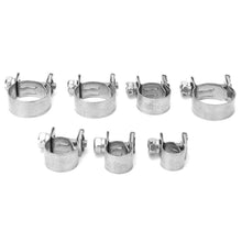 30pcs 6mm-18mm Hose Clamp Stainless Steel Pipe Clamps Clips Pipe Fasteners Assortment Kit for Plumbing Automotive and Mechanical Application