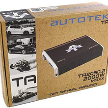 Autotek TA2050.2 TA Series 2 Channel Car Audio Amplifier (Black) – Class A/B Amp, 2000 Watt, Bass Boost, Marine Grade Protection Amplifier