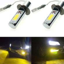 Calais Extremely Bright LED H3 COB Chips 30W Golden Yellow Color LED Fog Light Bulbs Plug-n-Play(pack of 2)