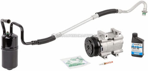 AC Compressor & A/C Kit For Ford Taurus & Mercury Sable 2002 2003 2004 2005 2006 2007 - BuyAutoParts 60-80187RK New