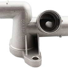 Aluminium Alloy Engine Cooling Coolant Hose Connector Pipe for Jetta Golf MK4 Bettle A3 S3 TT Seat Leon Ibiza 1.8T 06A121133J