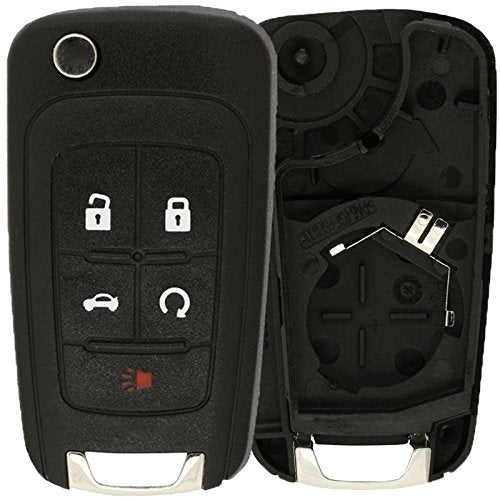 KeylessOption Just the Case Keyless Entry Remote Control Car Key Fob Shell Replacement For OHT01060512