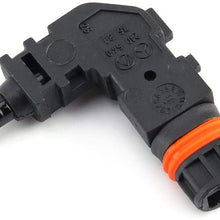 Qii lu ABS Plastic Car Front ABS Wheel Speed Sensor for Mercedes S-class 2219057100 2215400317(Black)