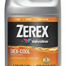 Zerex Antifreeze Coolant, 1 gal., Plastic Bottle, -34 Freezing Point (F) ZXEL1