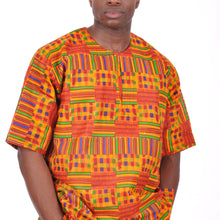 African Print Kente Dashiki Shirt
