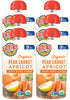 (6 Pack) Earth's Best Organic Stage 3, Pear Carrot and Apricot Baby Food, 4.2 oz. Pouch