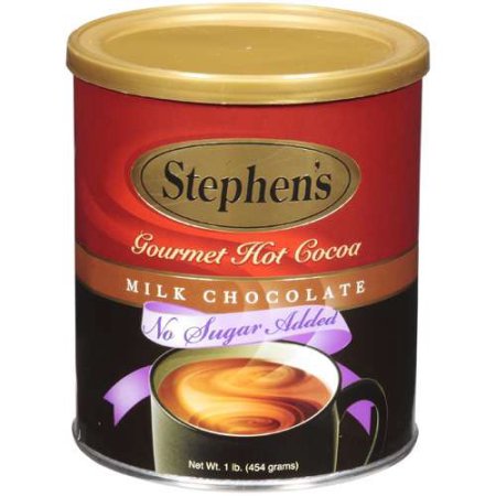 Stephen's Gourmet No Sugar Added Milk Chocolate Hot Cocoa, 1 Lb
