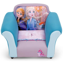 Disney Frozen II Upholstered Chair with Sculpted Plastic Frame by Delta Children