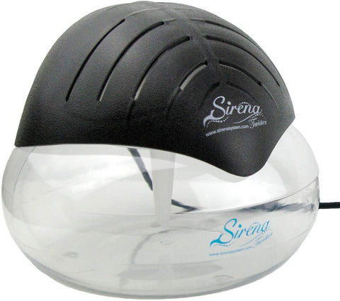 Sirena Twister Air Purifier (Black) - Freshener and Deodorizer, LED Illumination