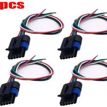 ALLMOST 4 PCS SET FOR AEM Ignition Smart Coil Connector 12" Pigtail Plug Harness AEM 30-2853