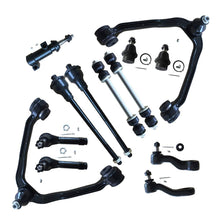 TRIL GEAR 13pc Complete Steel Lower Control Arms Front Suspension Kit fit for Chevy Tahoe & GMC Sierra 1500 4x4-6-Lug