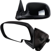 SCITOO Driver Left Door Mirror for 1999-2006 for Chevy Silverado Suburban Tahoe for GMC Sierra Yukon Manual Adjusted Folding Side Mirror (1999-2000 New Body Style 2007 Classic)