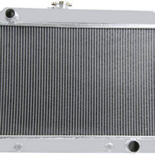 OzCoolingParts 4 Row Core All Aluminum Radiator for 1965-1967 66 Pontiac LeMans/Tempest, GTO(66mm Core)