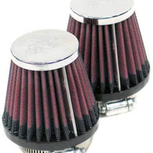 K&N Universal Clamp-On Air Filter: High Performance, Premium, Washable, Replacement Filter: Flange Diameter: 2.25 In, Filter Height: 4 In, Flange Length: 0.625 In, Shape: Round Tapered, RC-1252