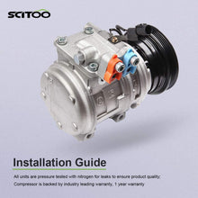 SCITOO A/C Compressor Compatible with 2004-2006 Kia Spectra 2.0L 2005-2009 Hyundai Tucson 2.0L