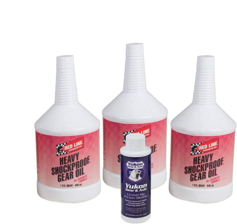 Yukon Gear & Axle (OK 3-QRT-A) Redline SyntheticShock Proof Oil with Positraction Additive - 3 Quart