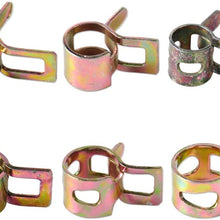 10Pcs Spring Band Clip Vacuum Fuel Hose Line Silicone Pipe Tube Band Clamps Fastener For Harley For Honda Bobber For Suzuki Atv (9Mm)