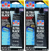 Permatex 82180 Ultra Black Maximum Oil Resistance RTV Silicone Gasket Maker, 3.35 oz. Tube, 2 Pack
