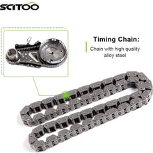 SCITOO TK1160 Timing Chain Kit Tensioner Cam Sprockets Crank Sprocket fits for 03-10 Jeep for Chrysler Dodge 5.7L 6.1L OHV HEMI