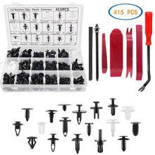 RLP Car Clips Fasteners 18 Types Plastic Screws Door Panel Clips for GM Ford Toyota Honda Chrysler (415PCS)