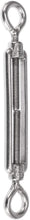 X AUTOHAUX 8pcs M6 Car 304 Stainless Steel Eye and Eye Turnbuckle Wire Rope Tension Replacement Silver Tone