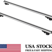 WHEELTECH Roof Rack Cross Bar Rail fit For Jeep Cherokee 2014-2018 Cargo Racks Rooftop Cargo Luggage Baggage silver Crossbars