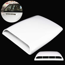 MAMINGGANG Mmgang Be Applicable Car Bonnet Hood Scoop Air Flow Intake Vent Cover Decorative (Color : White)
