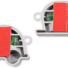 Camco Retro RV Level, 2 Pack - Provides Front-to-Back or Side-to-Side Leveling of Your RV - Can be Screw-Mounted or Mounted with The Provided Double-Sided Foam Tape - Includes (2) Levels (25520)