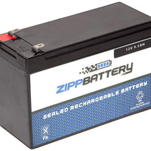 SLA Replacement Battery for 12V 9.5AH T2 Battery- AGM SLA Battery- Maintenance Free- Zipp Battery