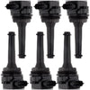 OCPTY Set of 6 Ignition Coils Compatible with OE: UF341 5C1320 C1258 Fit for Volvo C70/S60/S70/S80/V70/XC70/XC90 1999-2009