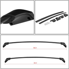 Pair OE Style Aluminum Black Cross Bar Roof Top Rack Buggage Cargo Carrier Replacement for Honda Pilot 16-18