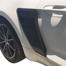 Fender Compatible With 2015-2018 Ford Mustang, GT Style Rear Side Fender Door Scoops Unpainted 2PC PPby IKON MOTORSPORTS,  2016 2017