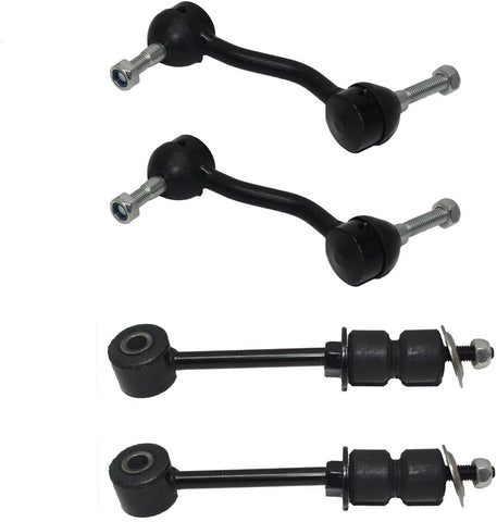 Detroit Axle- 4pc Front and Rear Sway Stabilizer Bar Kit for 1993 1994 1995 1996 1997 Ford Thunderbird Mercury Cougar