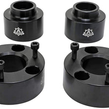 AA Ignition Leveling Kit Front 3 Inches, 2 Inches Rear - Compatible with Dodge Ram 1500 2009-2018 4WD 4x4 - Truck 3" Strut Lift Spacer Set Front 2" Rear -Forged Aircraft Billet Aluminum Construction