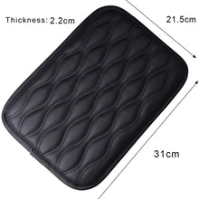 Pengxiaomei Center Console Pad, Black Car Armrest Pad Car Armrest Seat Box Cover Protector for Most Vehicle, SUV, Truck, Car