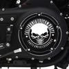 GUAIMI CNC Derby Timer Timing Engine Cover For Harley Dyna FLD Street Glide FLHTK FLHRS Fatboy FXSTB - Skeleton Skull