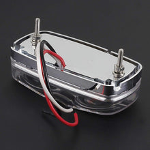 Partsam 5pcs 4" x 2" Rectangle Double Bullseye Red Led Side Marker Clearance Lights Clear Lens 12 Diodes 3 wires Auxiliary Stop Turn Signal Running Brake Tail Lights Dual Modes Waterproof 12V Sealed