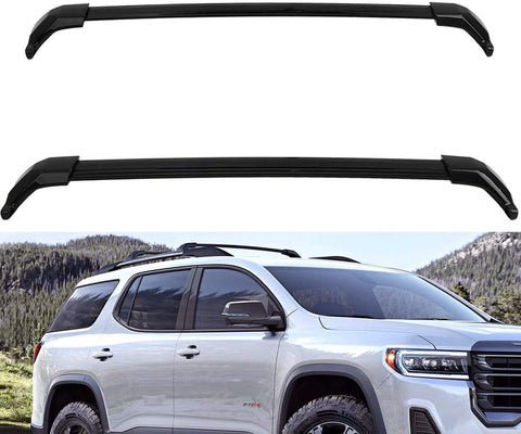 Tata.Meila Roof Rack Cross Bars for GMC Acadia 2017 2018 2019 2020 2021 Roof Rack Rails Crossbars Black