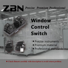 ZBN 84810-12080 Window Switch Fits Toyota Camry Corolla FJ Cruiser 4 Runner Avalon Matrix Rav4 T100 Prius Sienna Tacoma Scion XA XB TC 84810-08010 901-701 DS2323 SW3551