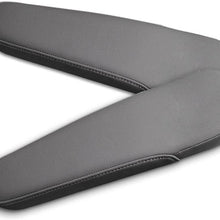 DKIIGAME Odyssey Armrest Cover Replacement,Leather Seat Armrest Covers for 2005-2010 Honda Odyssey(Darker Gray)