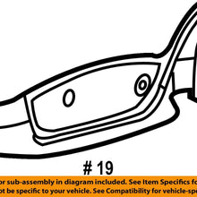 General Motors Chevrolet GM OEM 09-13 Impala Driver Seat-Outer Finish Panel Left 19124528