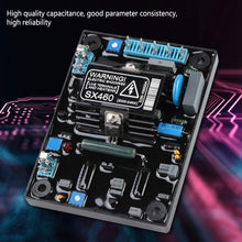 Voltage Regulator, SX460 Input 190-264VAC Automatic Engine Voltage Regulator Generator Controller Module AVR Generator Accessories