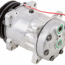 AC Compressor & 2 Groove A/C Clutch For Range Rover Classic 1989 1990 1991 1992 Replaces Sanden SD709 7433 7994 - BuyAutoParts 60-01535NA NEW