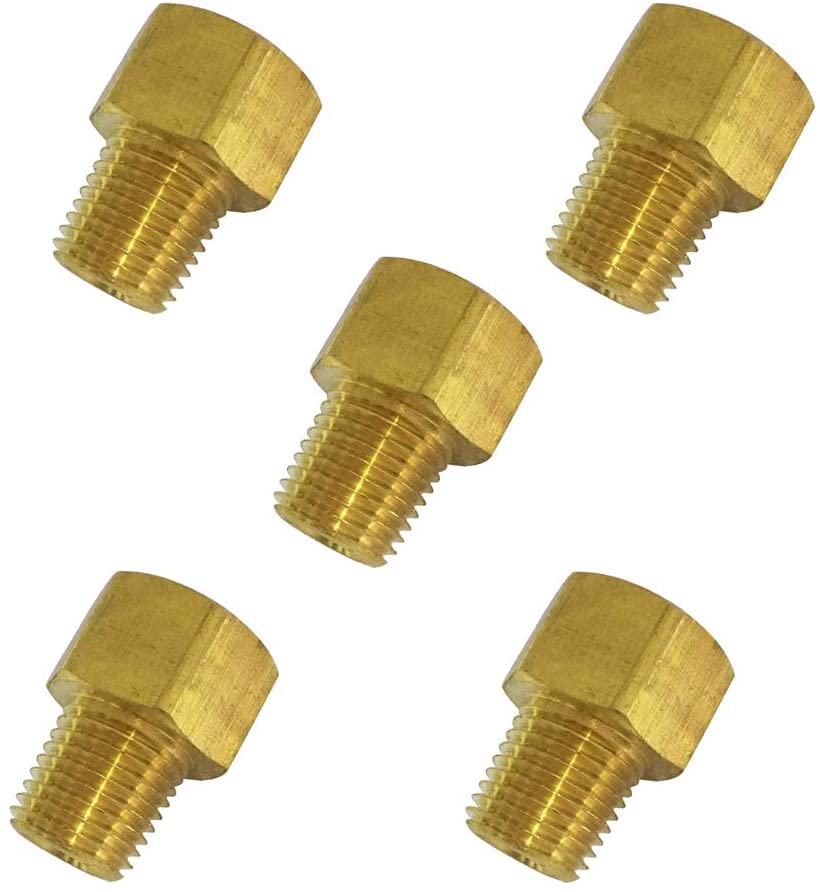 Brass Inverted Flare Fitting, Brake Line Adapter, Male Connector, 1/2