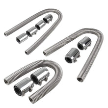 beioust Universal Flexible Upper/Lower Automotive Cooling Water Pipe Engine Cooling Water Pipe Stainless Steel with Chrome Plated Cover-24