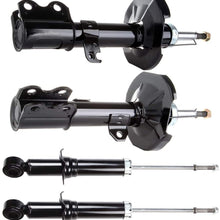 Shock Absorber INEEDUP 4pcs Front Rear 334450 334451 344612 Replacement for 2003 2004 2005 2006 2007 2008 Toyota Corolla