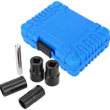 5Pcs Twist Socket Set Locking Wheel Nut Bolt Stud Extractor Removers 17mm 19mm 21mm 22mm Socket