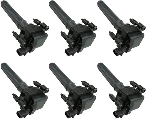 6 PCS Ignition Coil For V6 3.5L 3.2L 05-05 300/99-04 300M / 98-04 CONCORDE INTREPID / 99-01 LHS / 04-06 PACIFICA - 98-04 INTREPID / 05-05 PACIFICA - 97-02 PROWLER