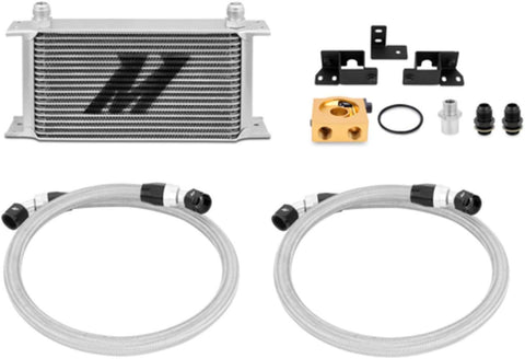 Mishimoto MMOC-WRA-07T Jeep Wrangler JK Thermostatic Oil Cooler Kit, 2007-2011, Silver